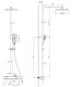 Dušikomplekt termostaatsegistiga Camargue Samsø Nexø 150 mm kroom