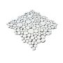 Kivimosaiik Pebble Stone valge 27,5 x 27,5 cm
