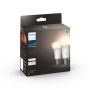LED-nutilamp Philips Hue White 9,5 W E27, 2 tk