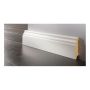 Põrandaliist profileeritud MDF valge 17 x 70 x 2600 mm