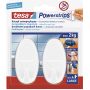 Nagi tesa® Powerstrips Oval valge 2 tk