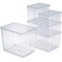 Säilituskast Regalux Clear Box 37,6 x 26 x 28,3 cm