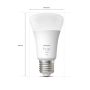 LED-nutilamp Philips Hue White 9,5 W E27, 2 tk