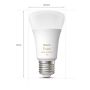 LED-nutilamp Philips Hue White ambiance 11 W E27