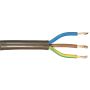 Paigalduskaabel Kabelexpress H03VV-F3G1,5 mm² pruun