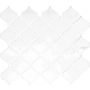 Mosaiik Florentine 29,3 x 24,5 cm Valge Läikiv