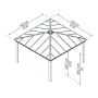 Paviljon Palram-Canopia Dallas 4,22 x 4,22 m