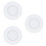 Süvistatavad LED-kohtvalgustid Eglo Connect.z Fueva-Z Ø 8,5 cm valge 3-osaline