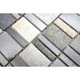 Mosaiik kvartsiit/alumiinium 29,6 x 29,8 cm