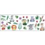 Posterkleebis Jungle Baby Animals 24 x 68 cm