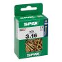 Peitpeakruvi Spax 3 x 16 mm