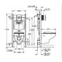 Seinapealne WC komplekt Grohe Solido 5 In 1 Bau Ceramic