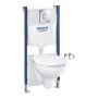Seinapealne WC komplekt Grohe Solido 5 In 1 Bau Ceramic