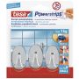 Nagi tesa® Powerstrips Oval kroom 3 tk