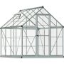 Kasvuhoone Palram-Canopia Harmony 4,6 m², hõbedane