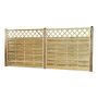 Aiaelement Nordic Fence Solid iluvõrega 180 x 165 cm