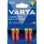 Patareid Varta Max Tech 1,5 V AAA/LR03, 4 tk