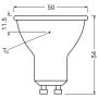 LED-lamp Osram PAR16 50 36D GU10 3,7W 2700K