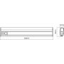 Üldvalgusti  Osram Linear LED Mobile USB hõbe 30 cm