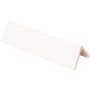 Voldikliist MDF valge 40 x 40 x 2750 mm