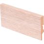 Põrandaliist MDF valge lakk tamm 12 x 70 x 2750 mm