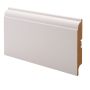 Põrandaliist MDF valge 15 x 92 x 2750 mm