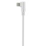 USB-kaabel Bauhaus USB-A/Lightning 90° valge 1 m
