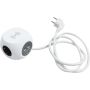 Pikendusjuhe Airam Cube 3-osaline, 4 USB-pesa
