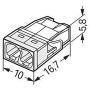 Klemmid Wago Compact 2273-202 valge 100 tk