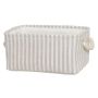 Säilituskorv 4living Seaside Beež-Valge 32 x 22 x 16 cm