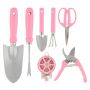 Aiatööriistade kohver Pink 7 -osaline