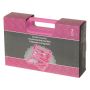Aiatööriistade kohver Pink 7 -osaline