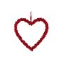 Jõulukaunistus Winter Süda 25 cm, punane