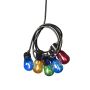 LED-valgussari Konstsmide multi colour 40-osaline