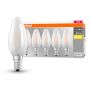 LED-lamp Osram Base CLB40 4W 2700K GL FR E14 5tk/pk