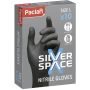 Nitriilkindad Silver Space L must, 10 tk/pk