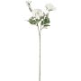 Kunstlill roos 69 cm, valge