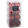 Kuuseehe pallid 8 cm 16 tk/pk, punane