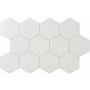 Põrandaplaat Essence Hexagon 14 x 16 cm valge