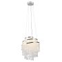 LED-rippvalgusti Trio Pomp kroom Ø 48 cm