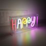 Neon-silt Light Happy Happy USB 1 x LED 6,5 W 23 x 12,7 x 4 cm