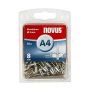 Alumiinium needid Novus A4 x 8 mm 70 tk