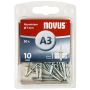Alumiinium needid Novus A3 x 10 mm 30 tk
