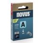 Klambrid Novus A53/4 mm tsingitud 1800 tk