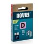 Klambrid Novus D53F/10 mm tsingitud 600 tk
