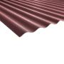 Laineplaat Guttanit+ Sinus 2,5 x 900 x 2000 mm punakaspruun
