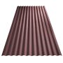 Laineplaat Guttanit+ Sinus 2,5 x 900 x 2000 mm punakaspruun