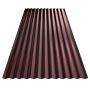 Laineplaat Guttanit+ Sinus 2,5 x 900 x 2000 mm punakaspruun