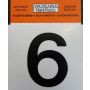 Number Wichelhaus HartPlastic 6 30 mm