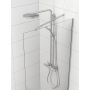 Dušisein fikseeritud Nordium 199,5 cm 90 cm